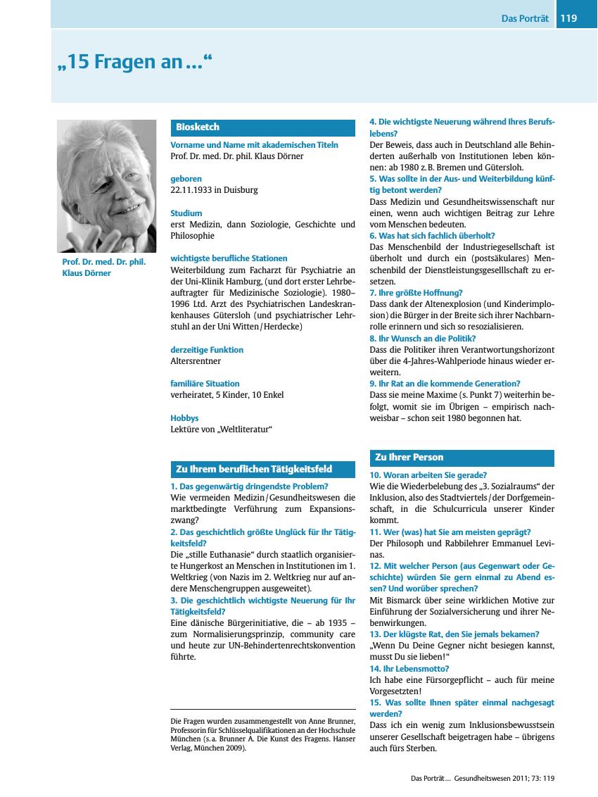 Vorschauseite 1: ?15 Fragen an???