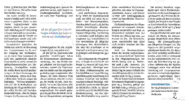 Vorschauseite 2: Strategie des „gläsernen Pflegeheims