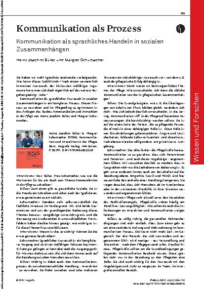 Vorschauseite 1: Kommunikation als Prozess