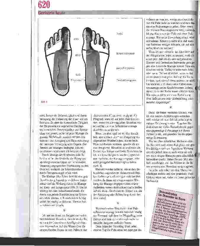Vorschauseite 3: Fußreflexzonenmassage als Möglichkeit zur aktivierenden Pflege Beispiel Harninkontinenz