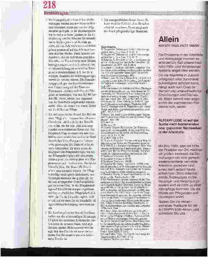 Vorschauseite 6: Auf der Suche nach einer Lösung Die unendliche sozialpolitische Geschichte (2)