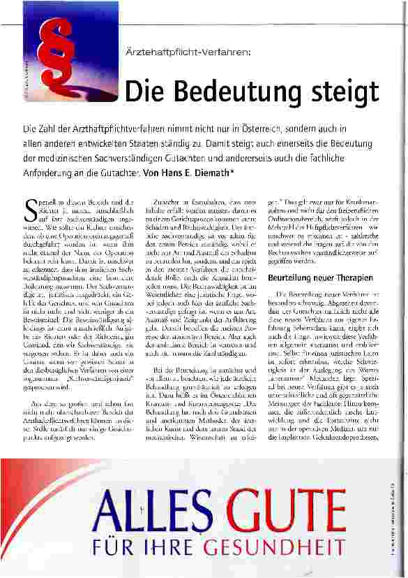 Vorschauseite 1: Die Bedeutung steigt