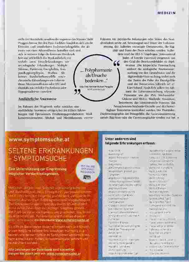 Vorschauseite 2: Verlagshaus der Ärzte GmbH, Nibelungengasse 13,1010 Wien // Tel. 01/512 44 86-19 // Fax: 01/512 44 86-24 E-Mail: office@aerzteverlagshaus.at // www.aer7teveriagshaus.atEnormer Lei…