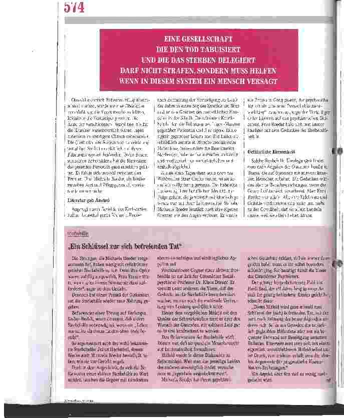 Vorschauseite 4: Der Fall Michaela Roeder Tödliche Spritzen als radikale Form der Abwehr von Angst und Bedrohung