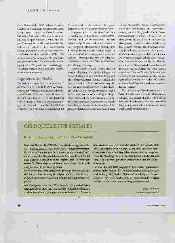Vorschauseite 2: Trias Pflegebedürftigkeit, Personalumfang und Qualität: Schein und Sein