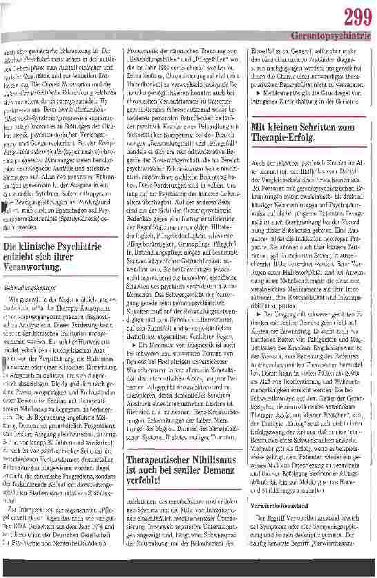 Vorschauseite 2: Strategien des Umgangs mit psychisch kranken Älteren (1) Zwischen Demenz und Verwirrtheit