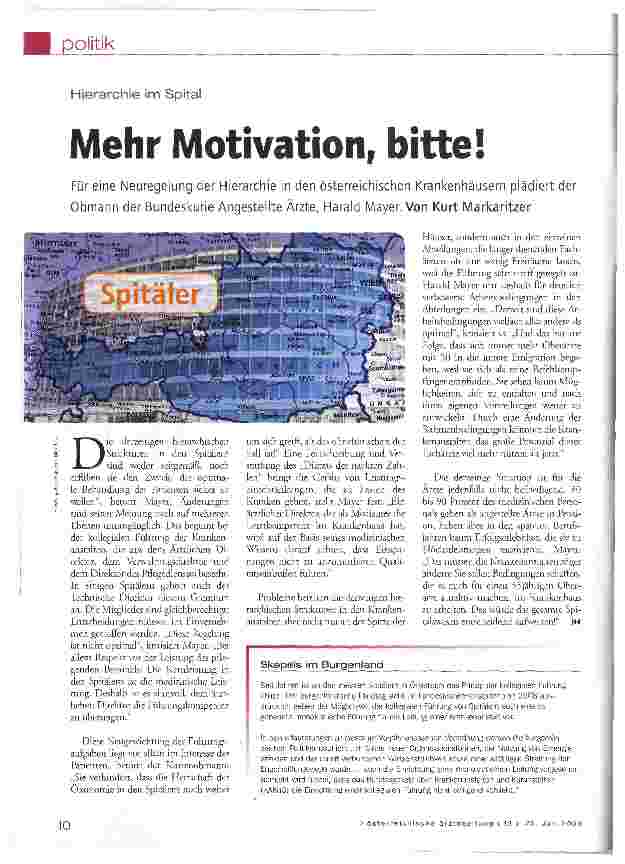 Vorschauseite 1: Mehr Motivation, bitte!