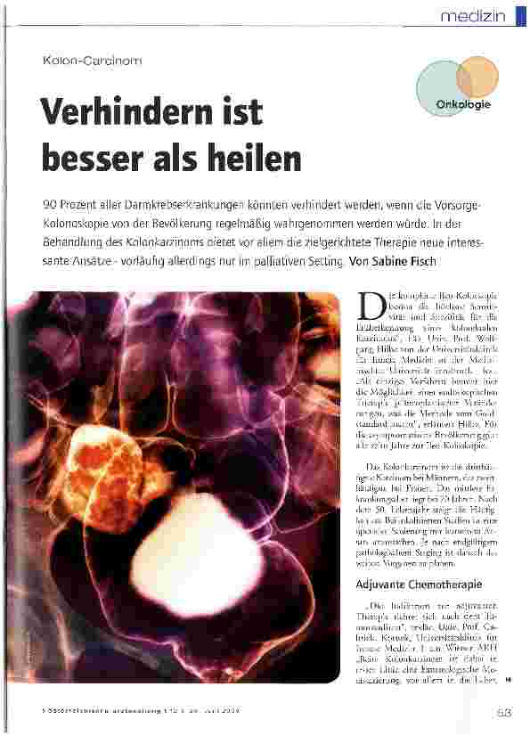 Vorschauseite 1: Verhindern ist besser als heilen