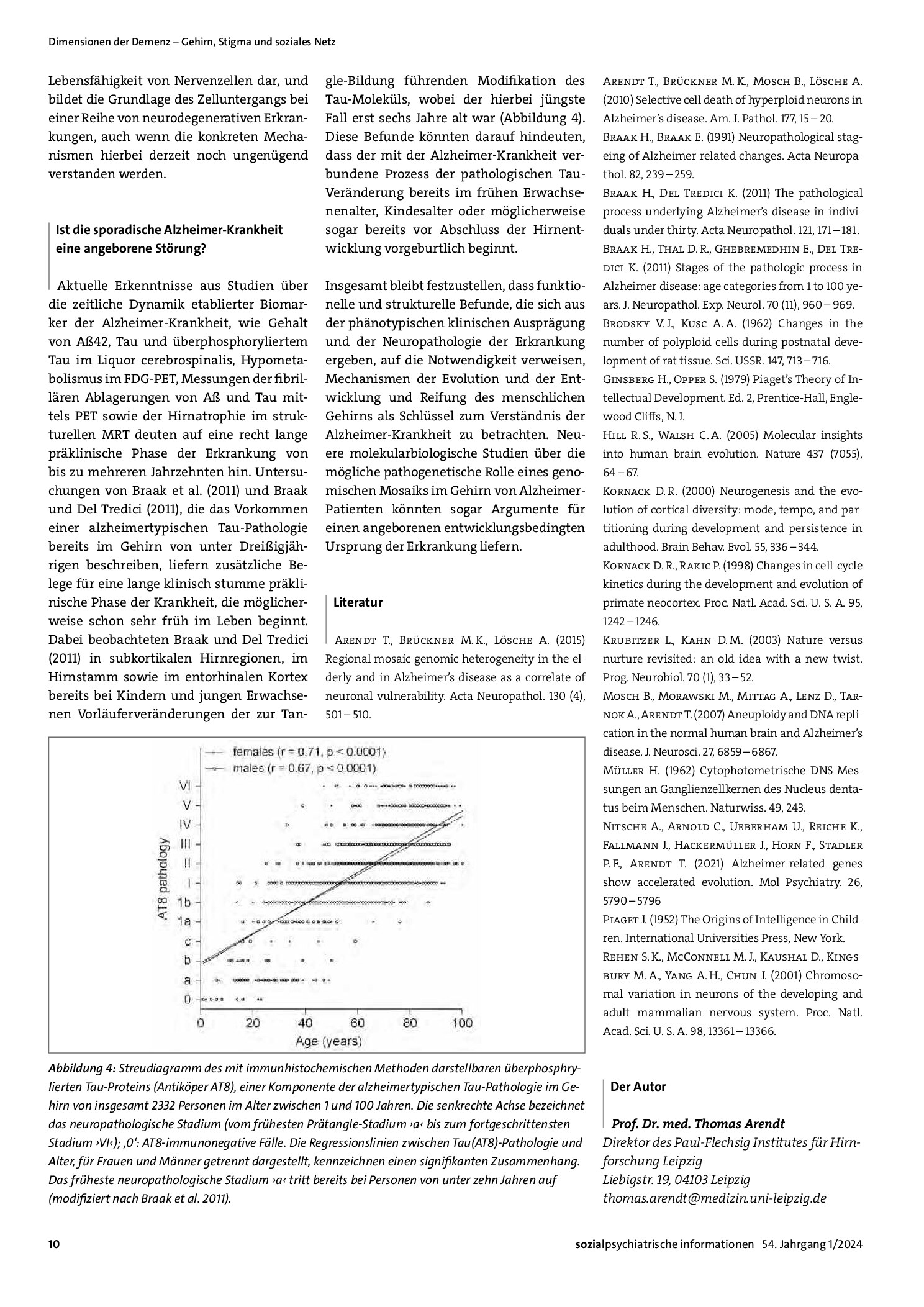 Vorschauseite 4: Ist die sporadische Alzheimer-Krankheit eine angeborene Hirnentwicklungsstörung?