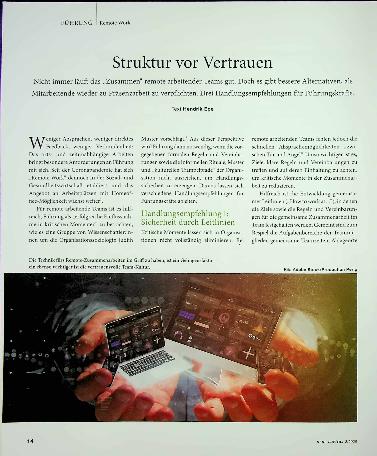 Vorschauseite 1: Struktur vor Vertrauen