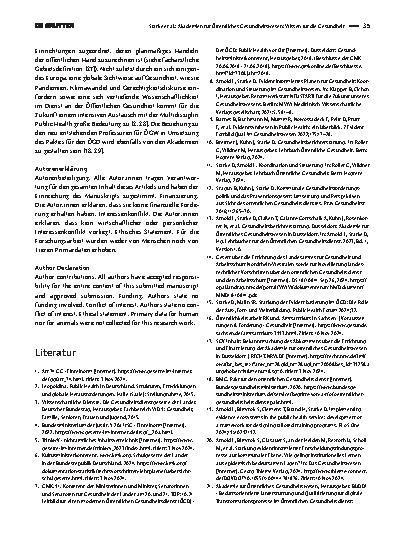 Vorschauseite 3: Akademien für Öffentliches Gesundheitswesen: Wissen für die Gesundheit