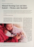 Vorschauseite 1: Missed Nursing Care auf dem Notfall - Fiktion oder Realität?