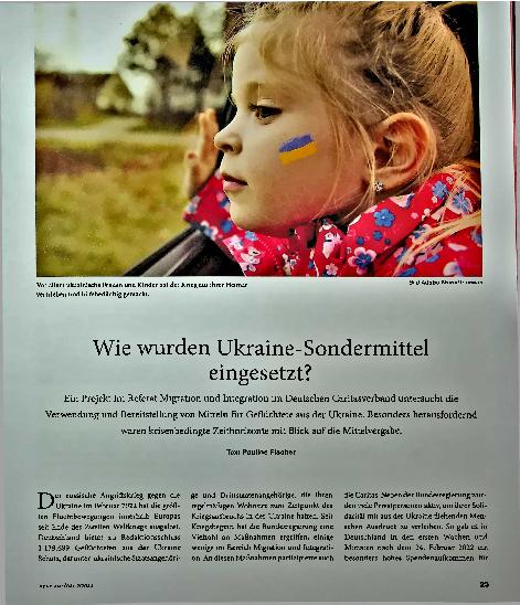 Vorschauseite 1: Wie wurden Ukraine-Sondermittel eingesetzt?
