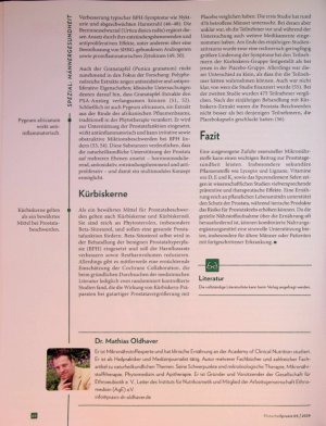 Vorschauseite 5: Drüse in Topform Die wirksamsten Mikronährstoffe für die Prostata