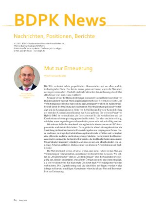 Vorschauseite 1: Mut zur Erneuerung