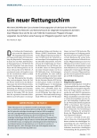 Vorschauseite 1: Ein neuer Rettungsschirm