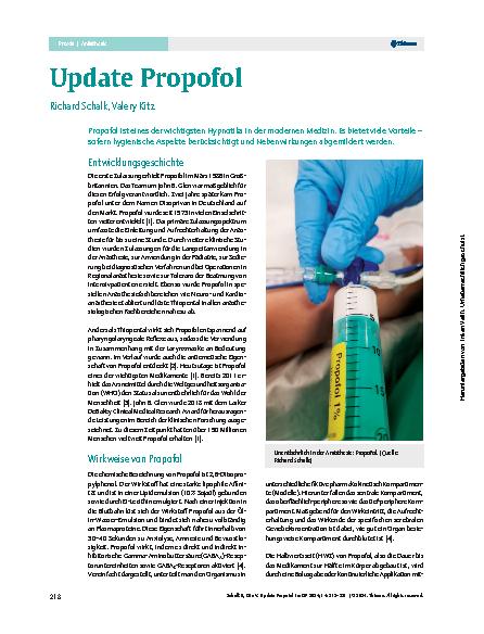 Vorschauseite 1: Corrected: Update Propofol