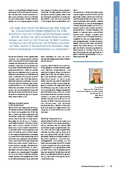 Vorschauseite 3: Qualität im Fokus Die Krankenhausreform und die Folgen für die stationäre Qualitätssicherung