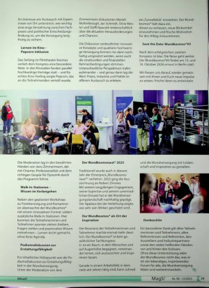 Vorschauseite 2: Wundkosmos -Kongress 2025 in Berlin Zwei Tage voller Inspiration, Begegnung und neuer Perspektiven