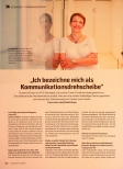 Vorschauseite 1: "Ich bezeichne mich als Kommunikationsdrehscheibe."