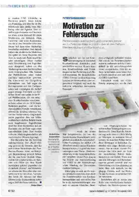 Vorschauseite 1: Motivation zur Fehlersuche