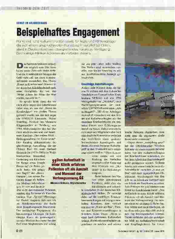 Vorschauseite 1: Beispielhaftes Engagement