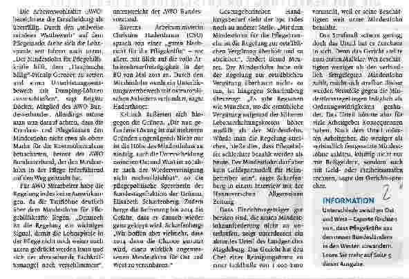 Vorschauseite 2: Mindestlohn kommt am 1. August