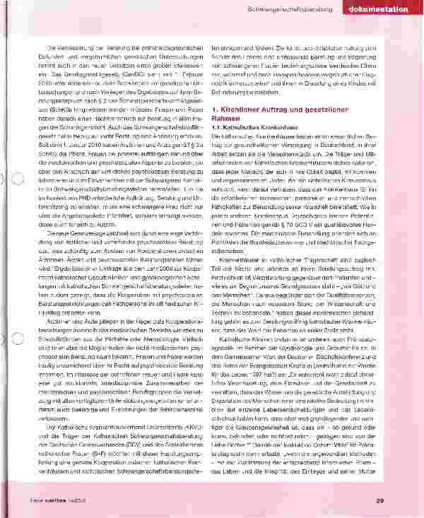 Vorschauseite 2: Beratung und Begleitung von Frauen und Paaren im Kontext von Pränataldiagnostik
