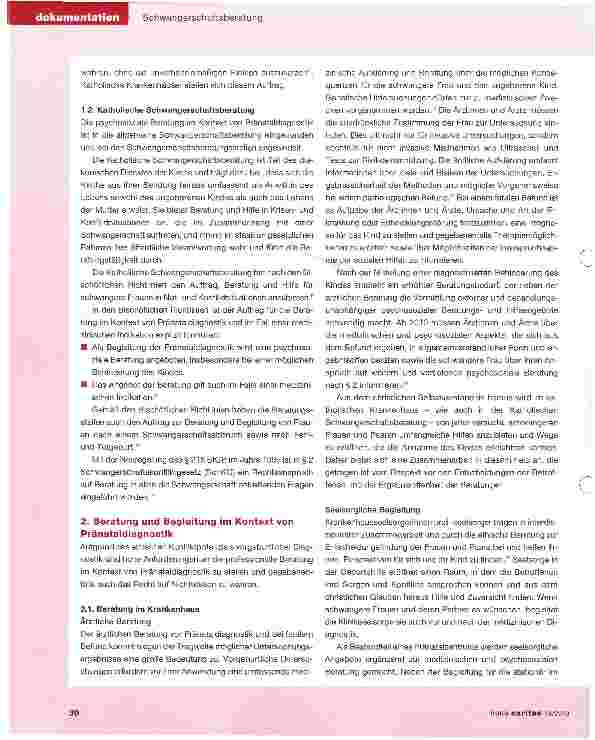 Vorschauseite 3: Beratung und Begleitung von Frauen und Paaren im Kontext von Pränataldiagnostik