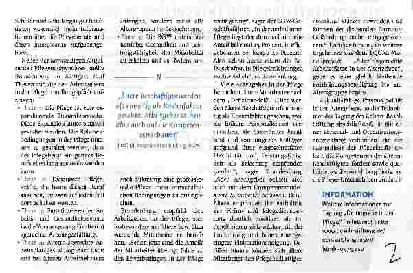 Vorschauseite 2: Erfahrene Mitarbeiter im Beruf halten