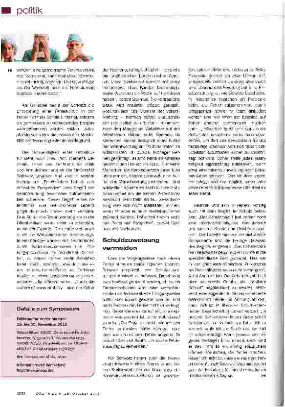 Vorschauseite 2: Kein Recht auf Perfektion