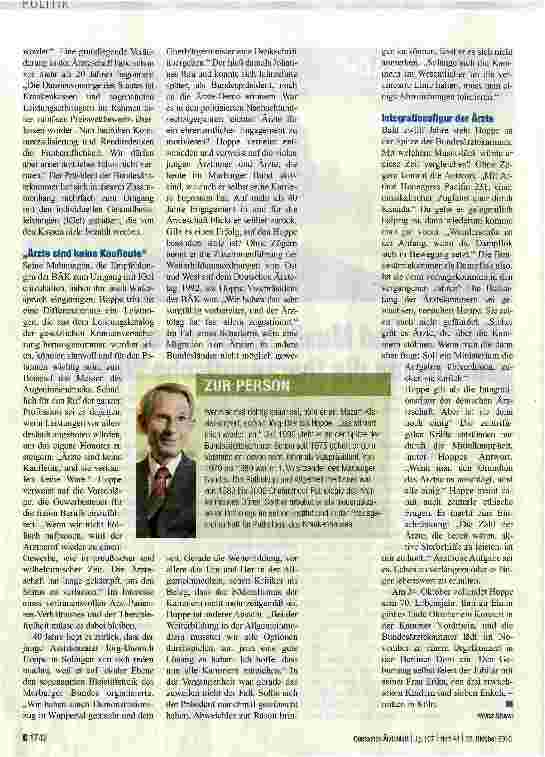 Vorschauseite 2: „Medizin und Musik haben eines gemeinsam: die therapeutische Wirkung