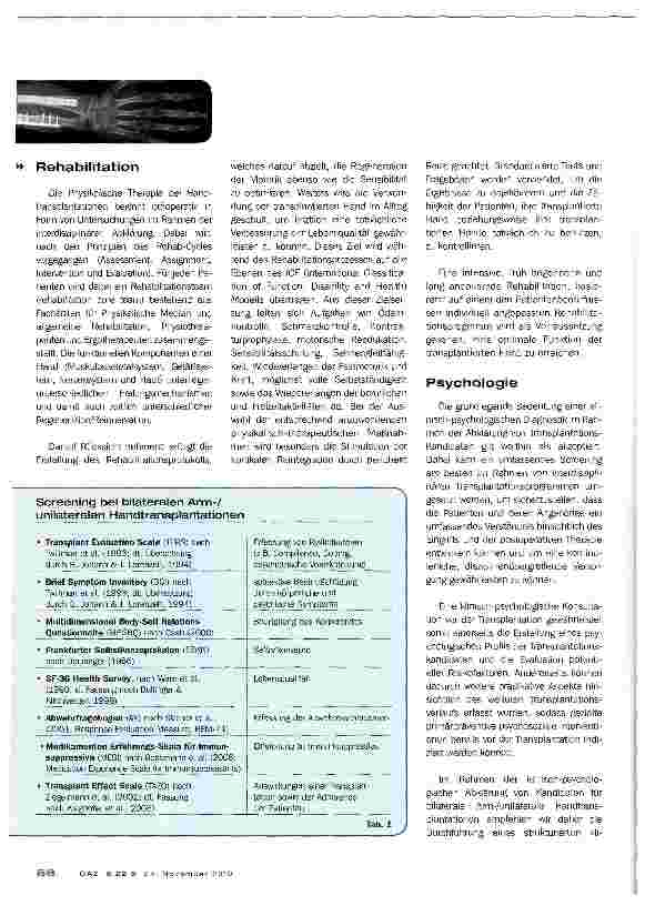 Vorschauseite 4: Handtransplantation