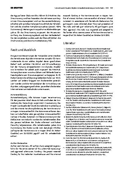 Vorschauseite 3: Digitale Gesundheitsförderung an Hochschulen