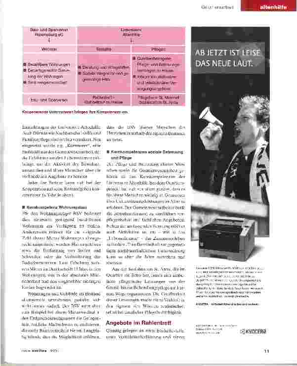 Vorschauseite 3: Mehrere Partner, ein Ziel: wohnen bleiben im Vertrauten