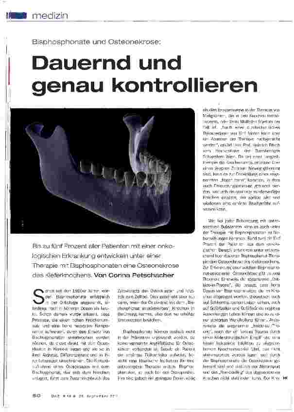 Vorschauseite 1: Dauernd und genau kontrollieren