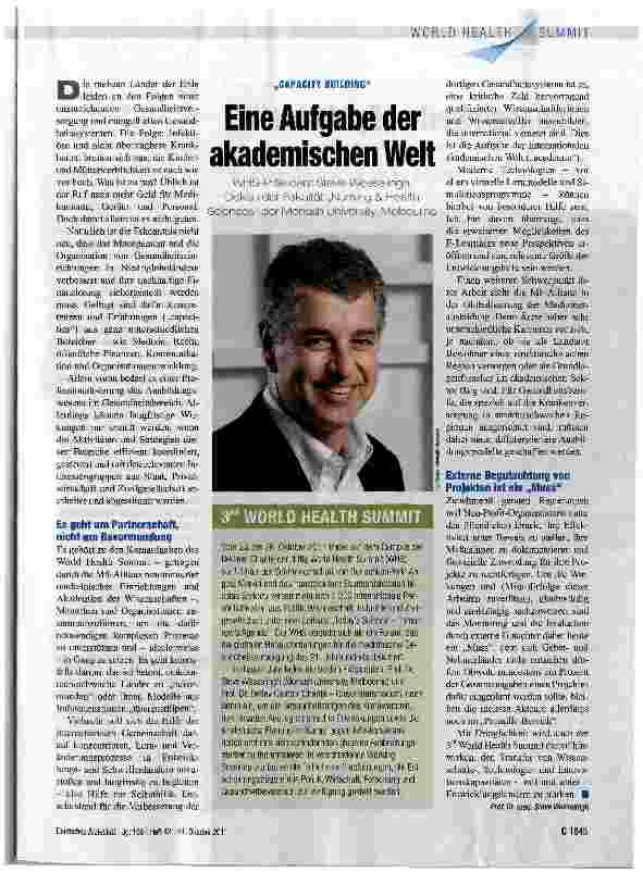 Vorschauseite 1: Eine Aufgabe der akademischen Welt