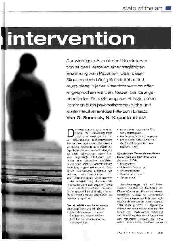 Vorschauseite 2: Krisenintervention
