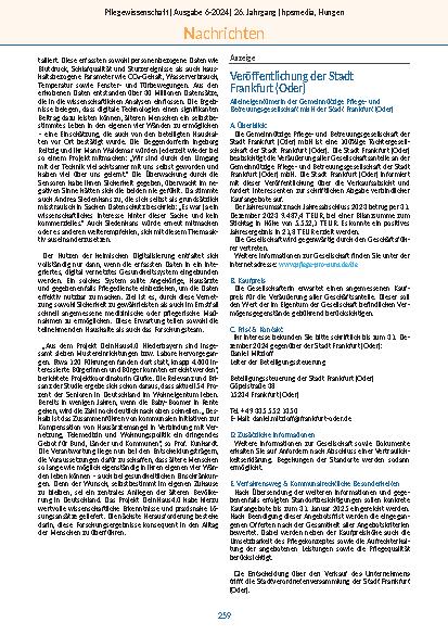 Vorschauseite 4: Nachrichten