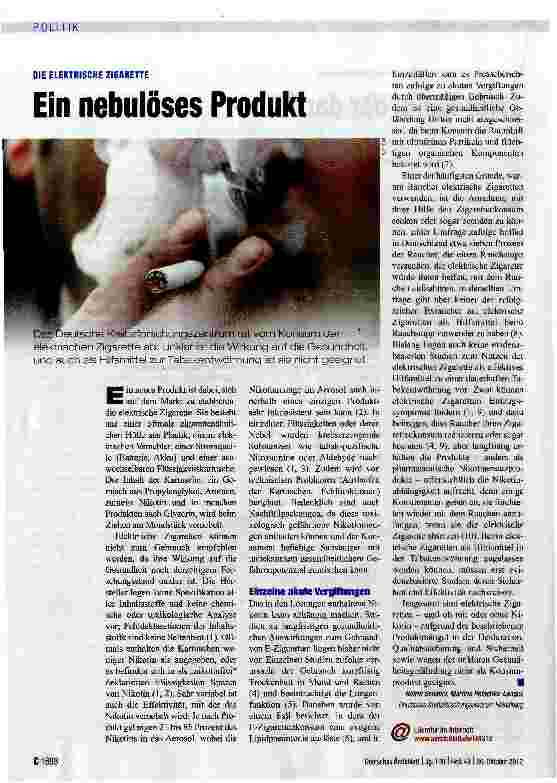 Vorschauseite 1: Ein nebulöses Produkt