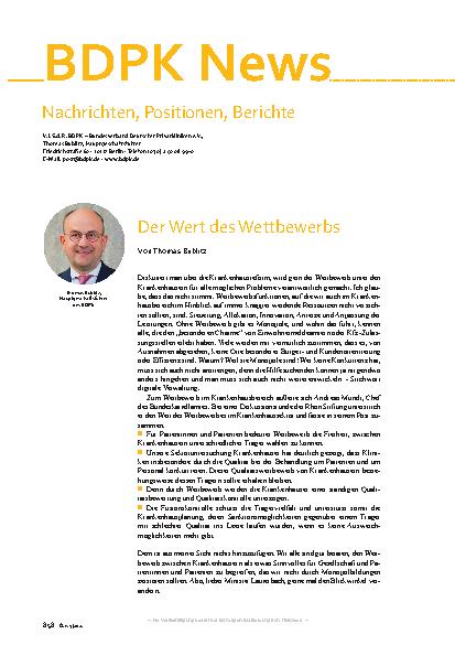 Vorschauseite 2: Nachrichten, Positionen, Berichte