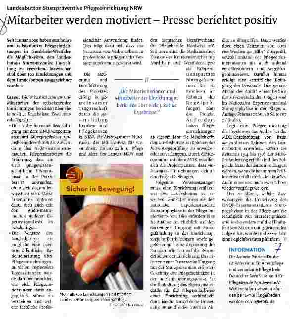 Vorschauseite 1: Mitarbeiter werden motiviert - Presse berichtet positiv