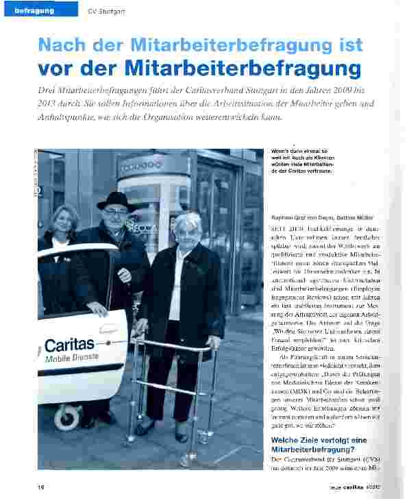Vorschauseite 1: Nach der Mitarbeiterbefragung ist vor der Mitarbeiterbefragung