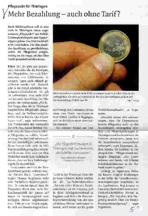 Vorschauseite 1: Mehr Bezahlung - auch ohne Tarif?