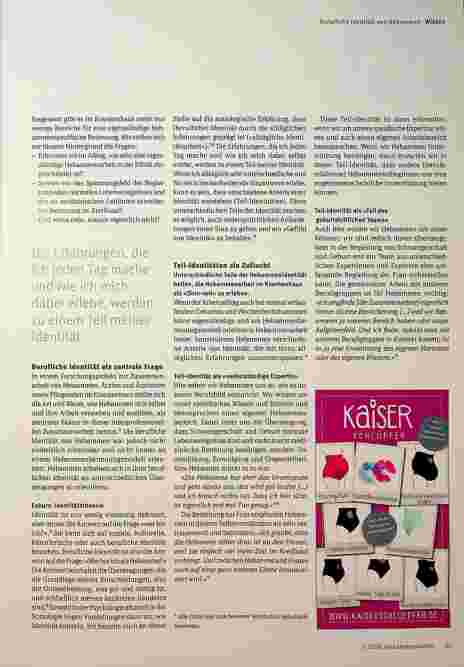 Vorschauseite 2: Berufliche Identität von Hebammen - Teil 1: »Wissen wir noch, wer wir sind?«