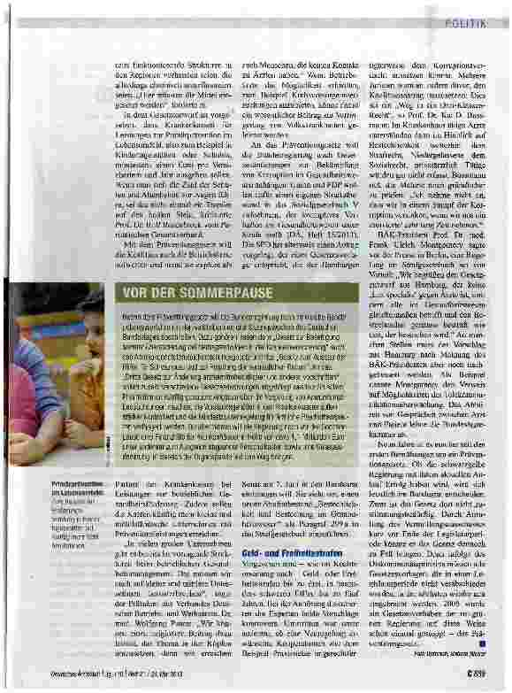 Vorschauseite 2: Die Richtung stimmt, aber. ..