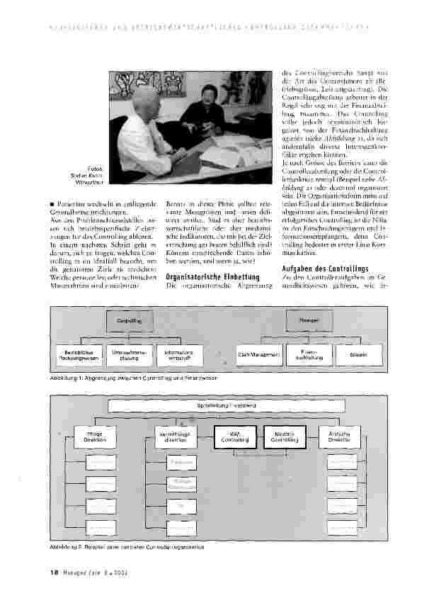 Vorschauseite 3: Leitfaden für die Einführung und die Organisation des Controllings in Institutionen des Gesundheitswesens