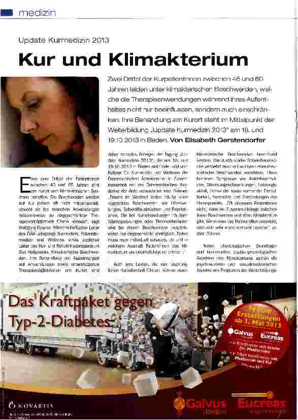 Vorschauseite 1: Kur und Klimakterium