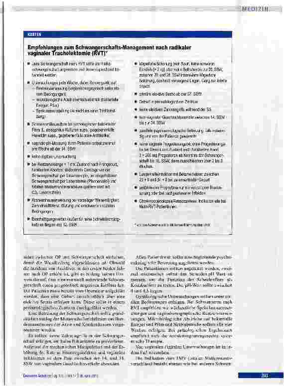 Vorschauseite 5: Radikale vaginale Trachelektomie
