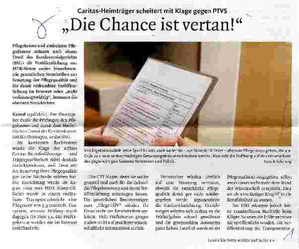 Vorschauseite 1: Die Chance ist vertan!